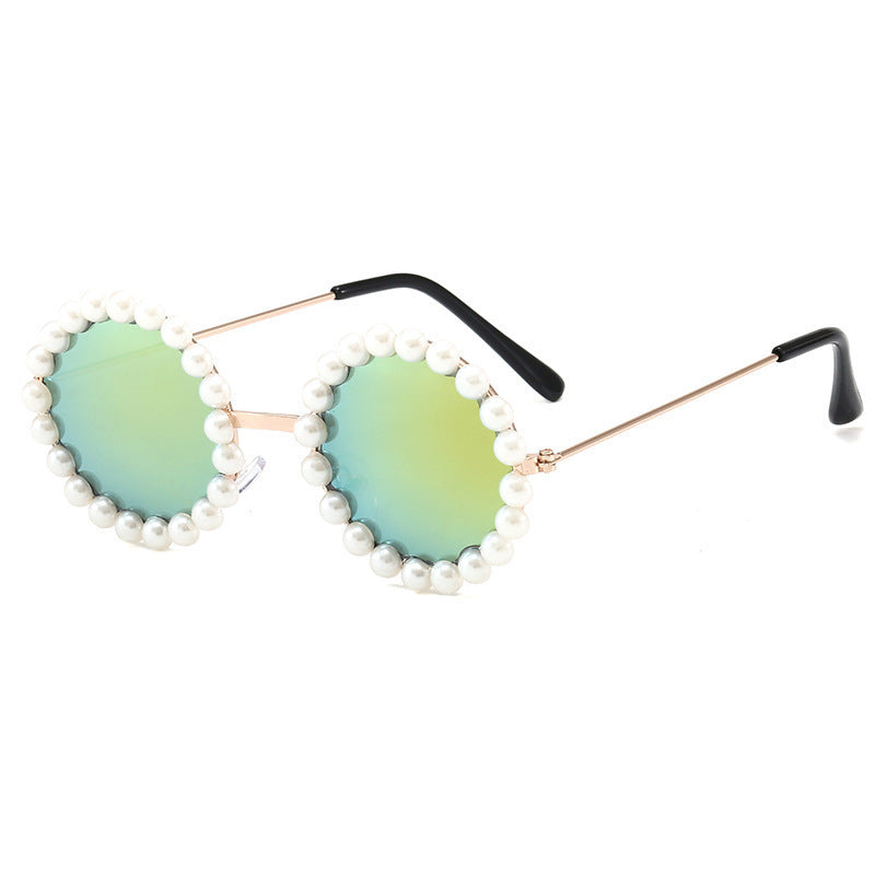Wholesale PC Sticky Pearl Kids Sunglasses